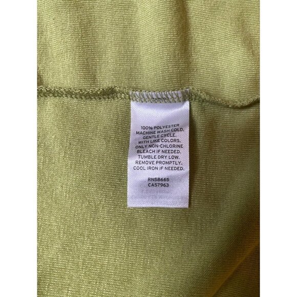 Open edit New olive fern bathrobe women sz large BNWOT tie belt pockets lounge - Picture 7 of 7